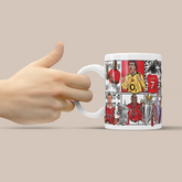 Arsenal Dream Team Legends 3D Doodle Art - 11oz Ceramic Mug
